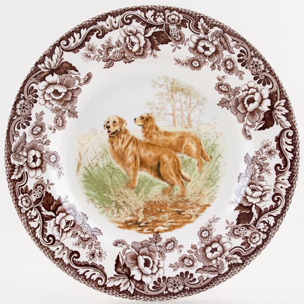 Plate Golden Retriever c2006